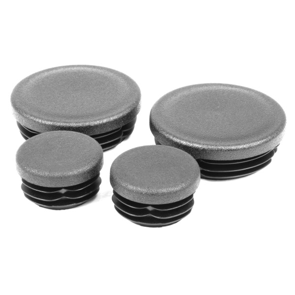 Pyramid Plastics Pyramid frame end caps | matte black | kawasaki z 900 2017>current